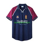 Camisolas de futebol West Ham United Iron Maiden 1999 Retro Equipamento Principal Manga Curta